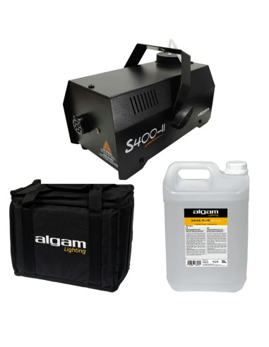 Algam Lighting - Pack S400-II + LAL BAG-32X17X25 + 1 Liquide 5L Fumée Densité Légère - Terre de Son
