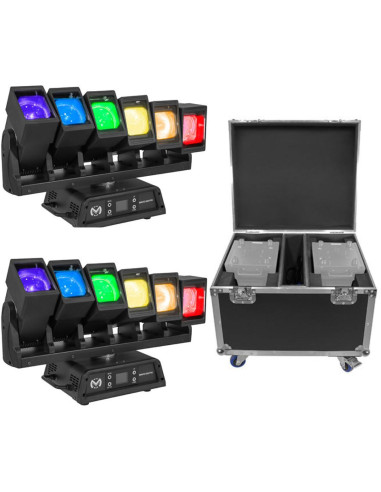 Mac Mah - Pack 2X Wave 660 Pix + WAVE 660 PIX Flightcase 2in1- Terre de Son