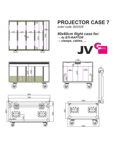 Briteq - PROJECTOR CASE 7 - Terre de Son