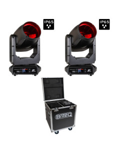 JB Systems - Pack 2X VANTA BEAM + Flight Case - Terre de Son