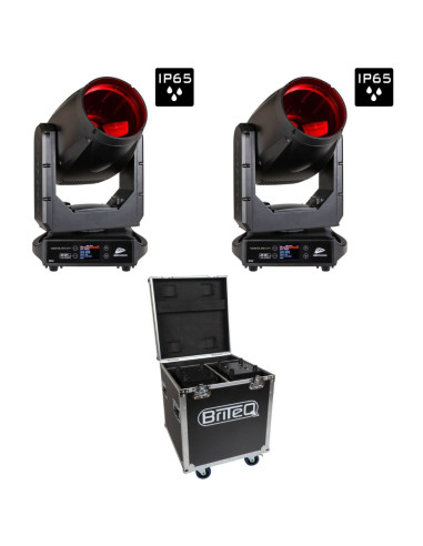 JB Systems - Pack 2X VANTA BEAM + Flight Case - Terre de Son