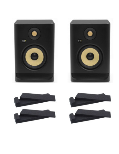 Krk - Pack RP5 G5 + 1 Paire de Mousses Acoustiques - Terre de Son