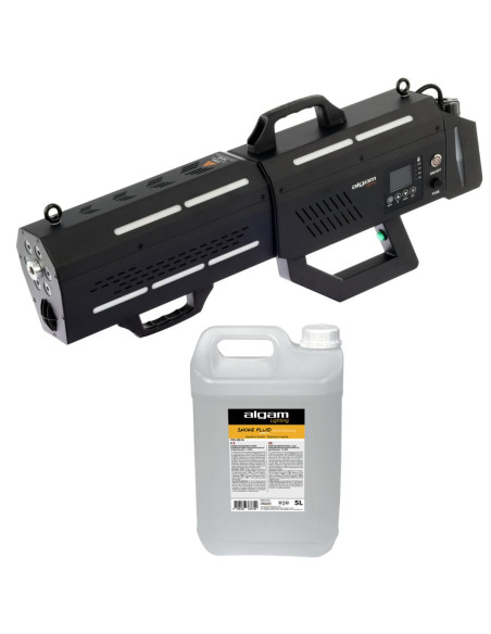Algam Lighting - Pack FMG CYCLONE + 1 Bidon de 5 Litres Dispersion Rapide Effet CO2 - Terre de Son