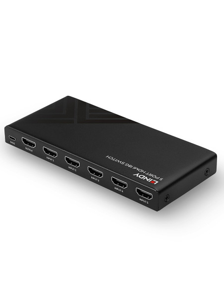 Switch HDMI 18G 4K 5 ports