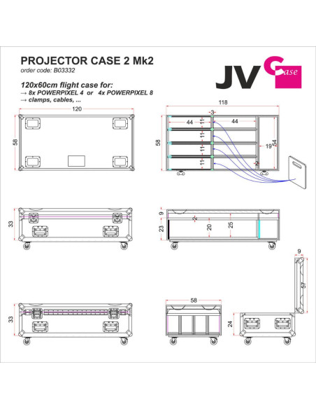 JV Case - PROJECTOR CASE 2 Mk2 - Terre de Son