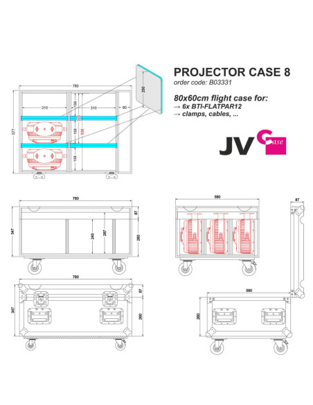 JV Case - PROJECTOR CASE 8 - Terre de Son