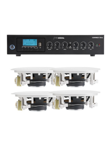 Audiophony - Pack INSTALL COMBO60EVO + 4 CHP610 - Terre de Son