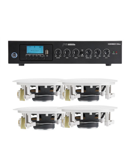 Audiophony - Pack INSTALL COMBO60EVO + 4 CHP610 - Terre de Son