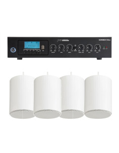 Audiophony - Pack INSTALL COMBO60evo + 4 SHP510 - Terre de Son