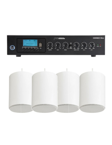 Audiophony - Pack INSTALL COMBO60evo + 4 SHP510 - Terre de Son