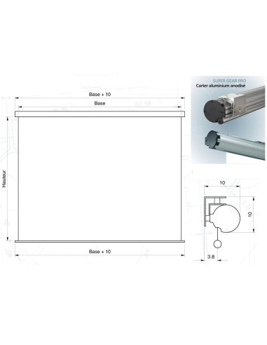 Super Gear PRO 150 Carré