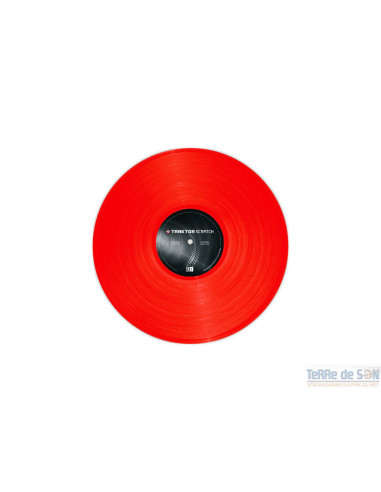 Traktor Scratch Vinyle Rouge MKII