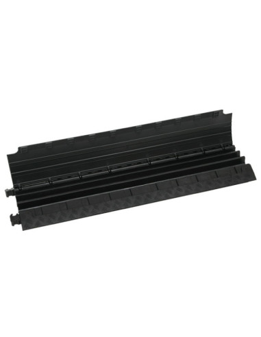 Passage de Câble 3 Canaux avec Couvercle noir