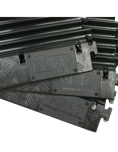 Passage de Câble 3 Canaux avec Couvercle noir