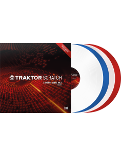 Traktor Scratch Vinyle Rouge MKII