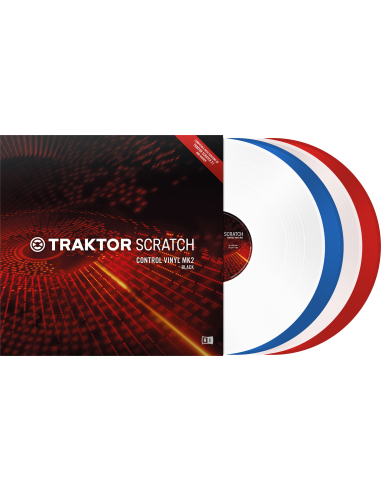 Traktor Scratch Vinyle Rouge MKII