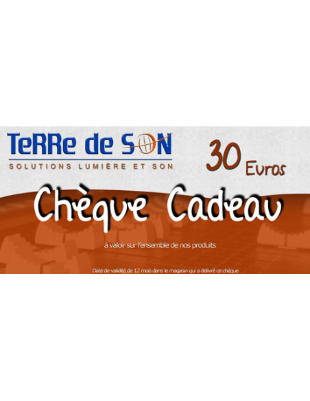 Chèque KDO 30€