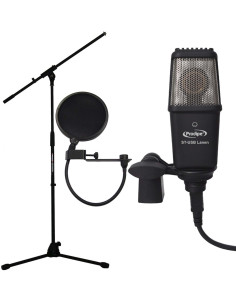 Pack Micro Studio ST-USB + Anti-pop + pied perche