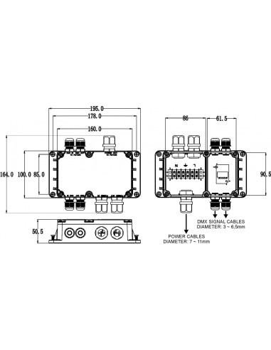LDP JUNCTION IP68
