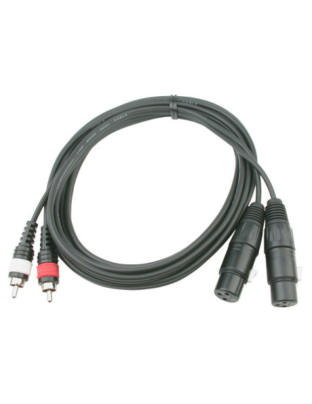 Cordons 2 XLR / RCA