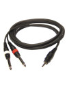 Cordons Jack 3.5 stéréo / 2 Jacks 6.35