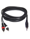 Cordons Jack 3.5 stéréo / 2 RCA