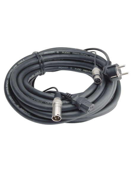 Cordons Hybrides audio XLR + secteur