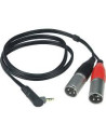 Cordons Jack 3.5 stéréo  / XLR Males