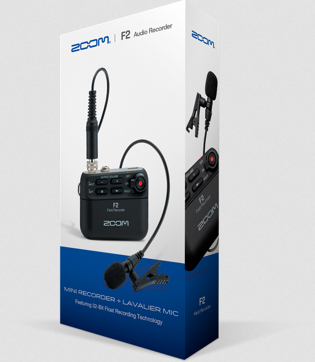 Zoom F2-BT, Enregistreur de Terrain Bluetooth avec Microphone-Cravate